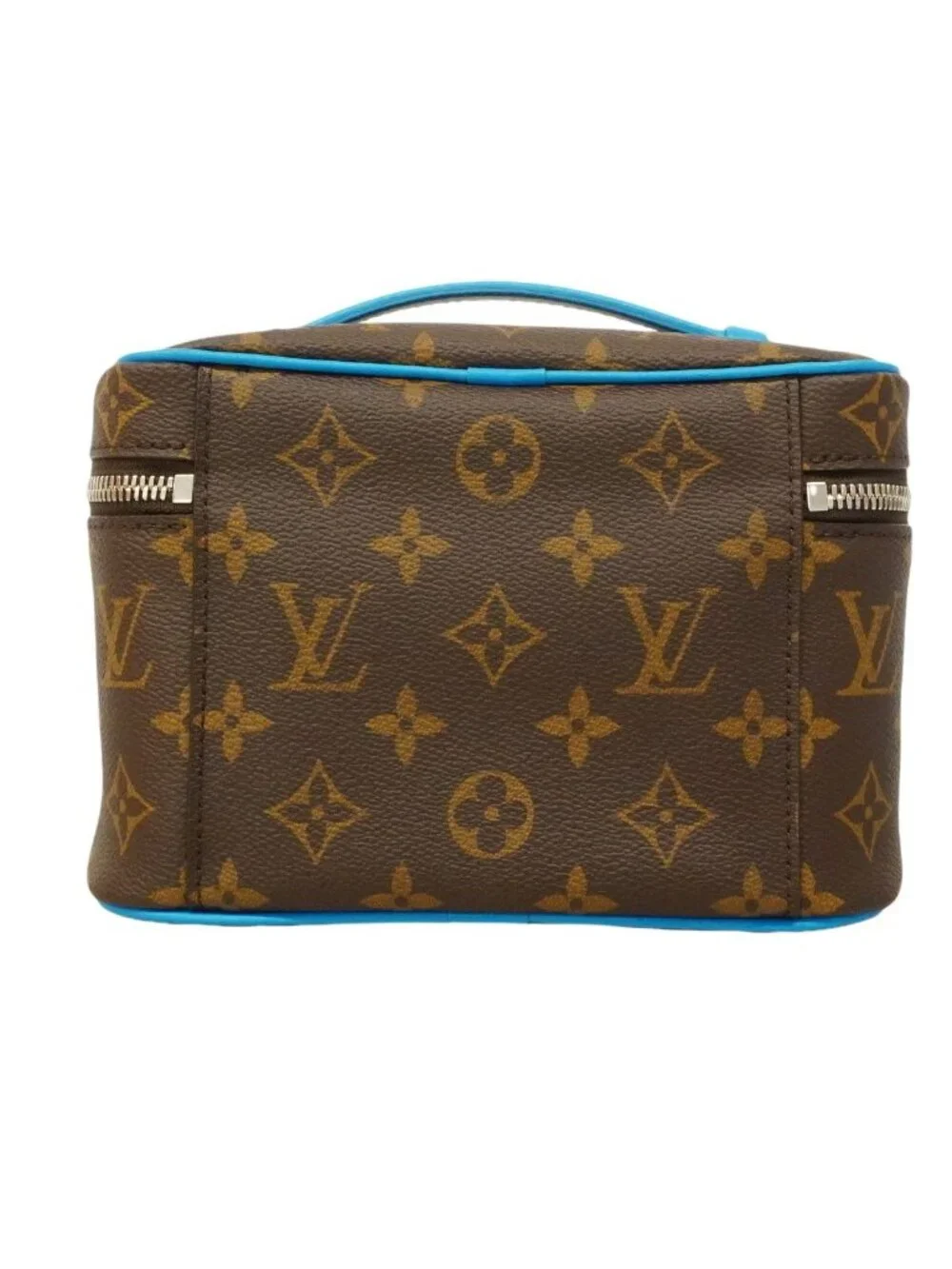 Louis Vuitton Vanity Bag Monogram Nice Mini Gaston Blue